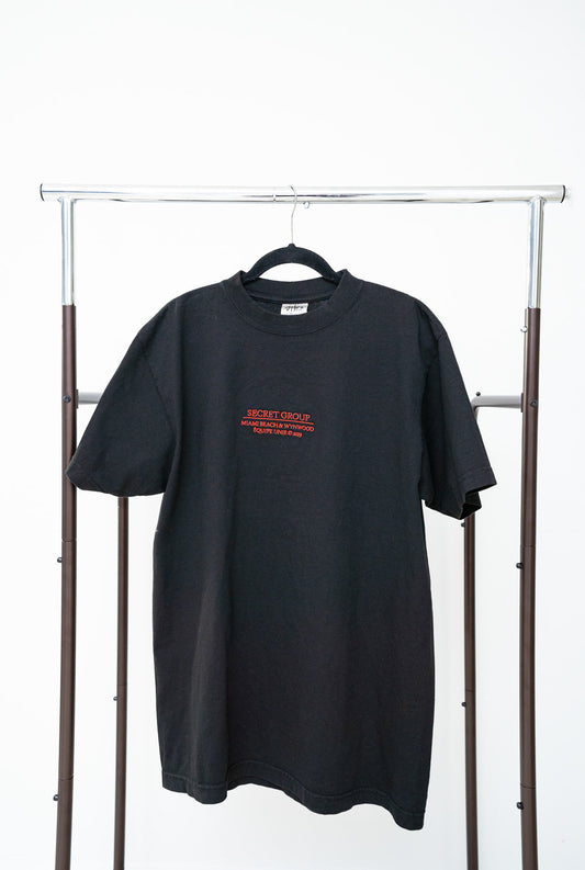 SG Embroidered Oversized Tee - black